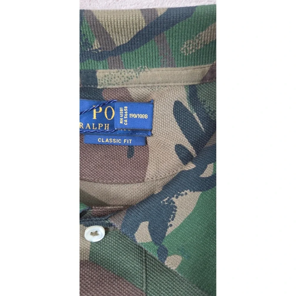 Polo Ralph Lauren Mens 2XL camo Mesh Classic Fit Short Sleeve NEW MSRP $98.50